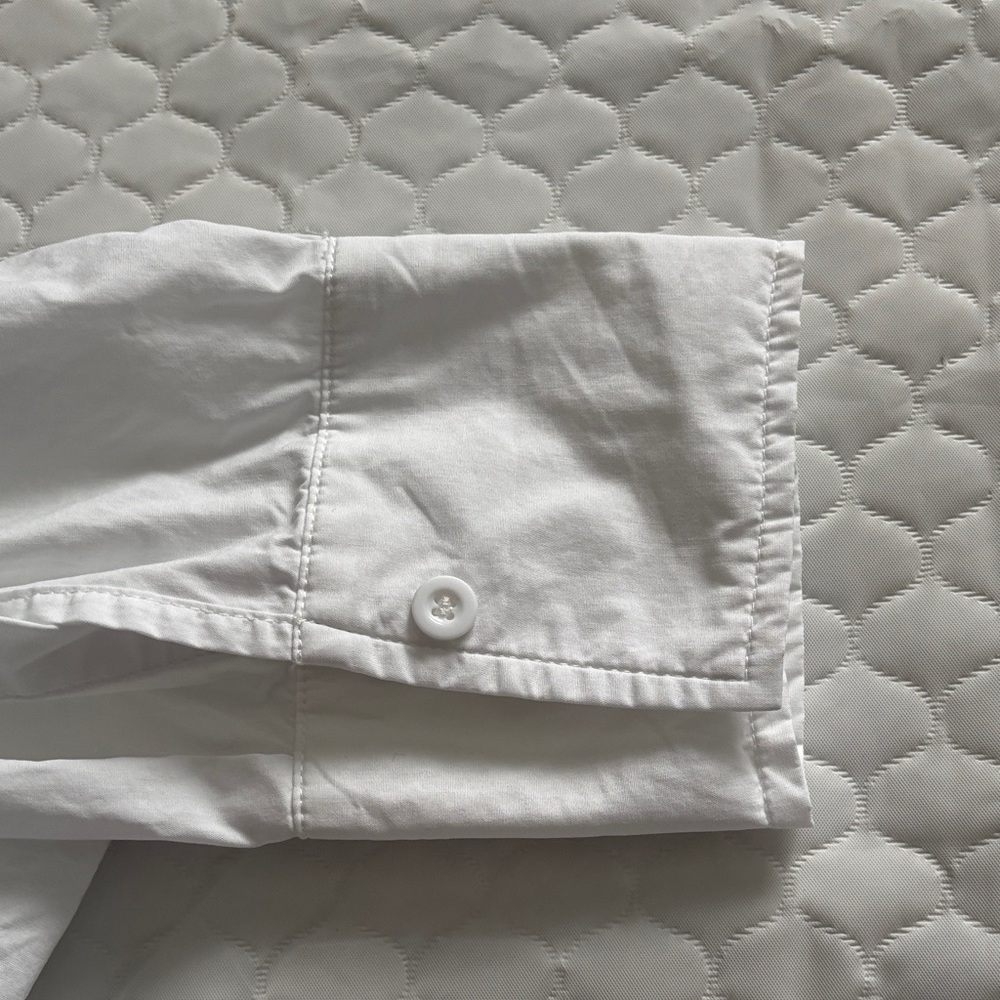 Classic White Button-Down Blouse - Women's - Picture 6 of 6